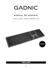 Gadnic TECLA011 User Manual