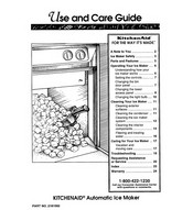 KitchenAid CLP-521 Use And Care Manual