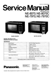Panasonic NE-8070C Service Manual