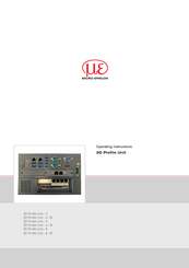 MICRO-EPSILON 3D Profile Unit-2/IE Operating Instructions Manual