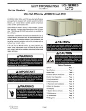 Lennox LCH036U4E Unit Information