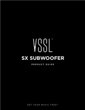 VSSL SX Product Manual
