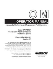 General Equipment EP17 Series Operator's Manual