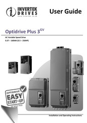 Invertek Optidrive Plus 3GV ODP-52370 Series User Manual