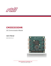 rtd CM35I2C03HR User Manual