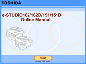 Toshiba e-STUDIO Series Online Manual