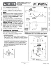 Delta 300 T4128ARI Installation Instructions Manual