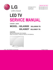 LG 60LA860Y-TA Service Manual
