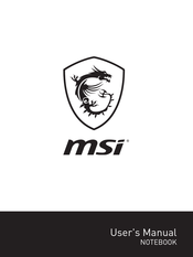 MSI Gaming GF75 User Manual