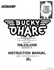Konami BUCKY O'HARE Instruction Manual