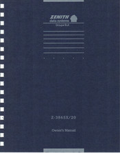 Zenith Z-386SX/20 Owner's Manual