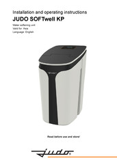 Judo SOFTwell KP Installation And Operating Instructions Manual