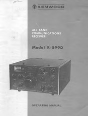 Kenwood R-599D Operating Manual
