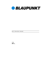 Blaupunkt 5IF64351 Instruction Manual