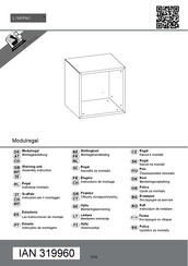 Livarno Living 319960 Assembly Instruction Manual