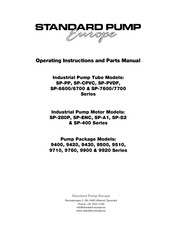 Standard Pump SP-ENC Series Operating Instructions And Parts Manual