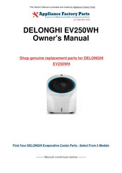 DeLonghi EV250WH Instructions For Use Manual