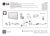LG 43UN560H0UA Easy Setup Manual