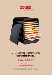 Cooks Professional K208 Instruction Manual