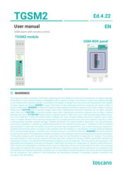 toscano TGSM2 User Manual