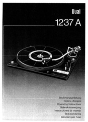 Dual 1237A Operating	 Instruction