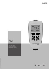 Trotec BB20 Instructions Manual