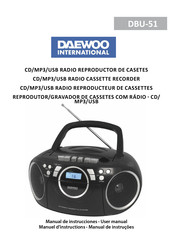 Daewoo International DBU-51 User Manual