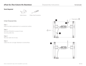 Humanscale efloat GO Disassembly Instructions Manual