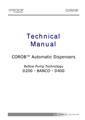 CPS COLOR COROB D400 Technical Manual