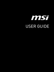 MSI 1P17 User Manual