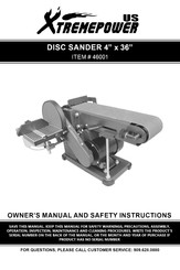 XtremepowerUS 46001 Owner's Manual And Safety Instructions