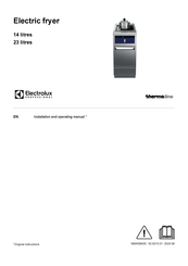Electrolux Professional thermaline M FC DDM Series Installation And Operating Manual