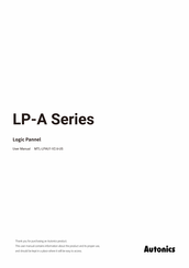 Autonics LP-A Series User Manual