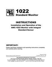 AMC 1022 Instructions Manual