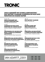 Tronic 424977 2301 Operation And Safety Notes