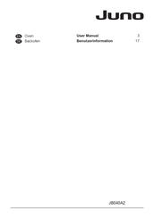 JUNO JB040A2 User Manual