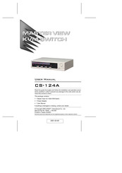 ATEN Master View CS-124A User Manual
