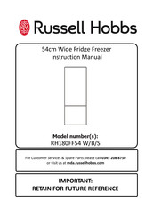 Russell Hobbs RH180FF54 W Instruction Manual