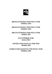 Wilfa H93 Instruction Manual