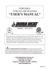 DuraHeat DFA650T2 User Manual