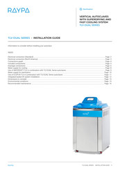 Raypa TLV-50DUAL-115V Installation Manual