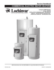 Lochinvar Compact ASME 100 Series Service Handbook