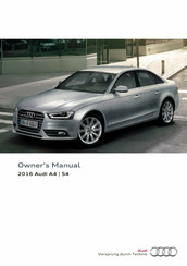 Audi S4 Sedan 2016 Owner's Manual