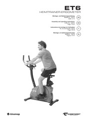 Christopeit Sport 2207A Assembly And Operating Instructions Manual