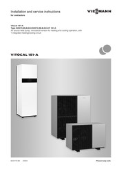 Viessmann VITOCAL 151-A Installation And Service Instructions Manual