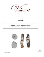 Valcourt AC04343 Installation Instructions Manual
