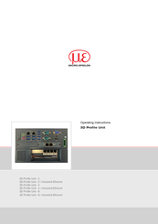 MICRO-EPSILON 3D Profile Unit-8 Operating Instructions Manual