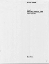 baxter Fenwal Hematron 4R4340 Service Manual