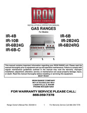IRON IR-6B-C Installation & Operation Manual