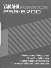 Yamaha PORTATONE PSR-6700 Manual